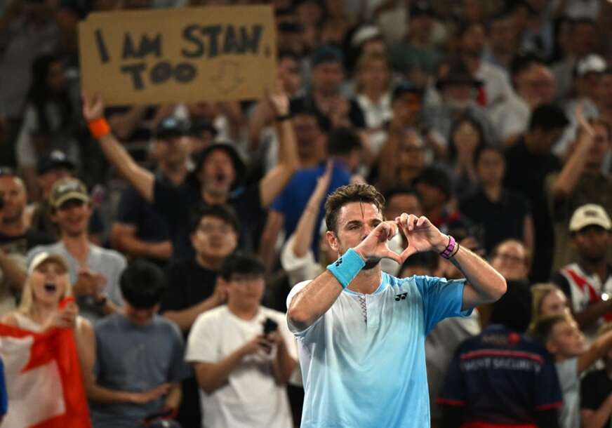 Sten Vavrinka se oprašta od publike na Australijan openu
