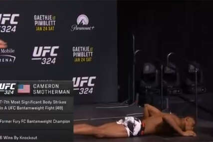 UFC borac u nesvijesti