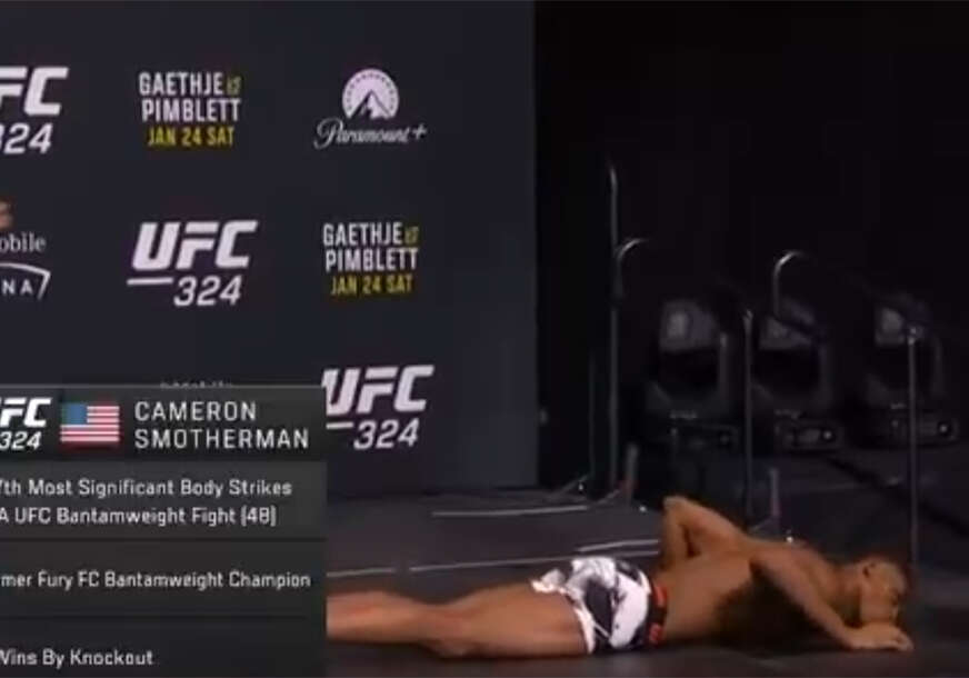 UFC borac u nesvijesti