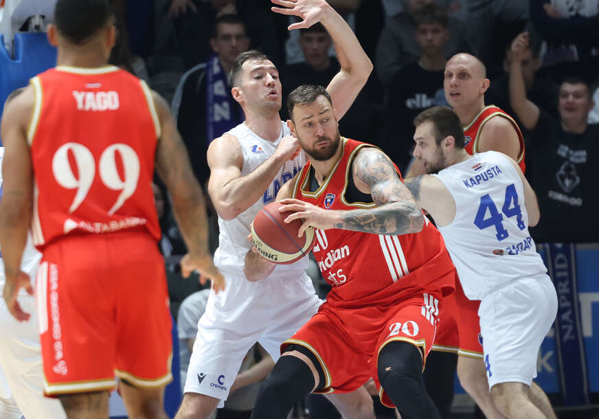 detalj sa košarkaškog meča Zadar - Crvena zvezda