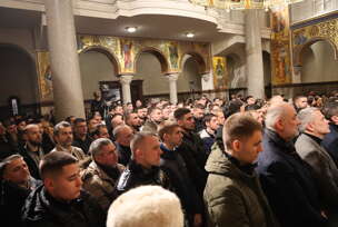 božićna liturgija u hramu hrista spasitelja