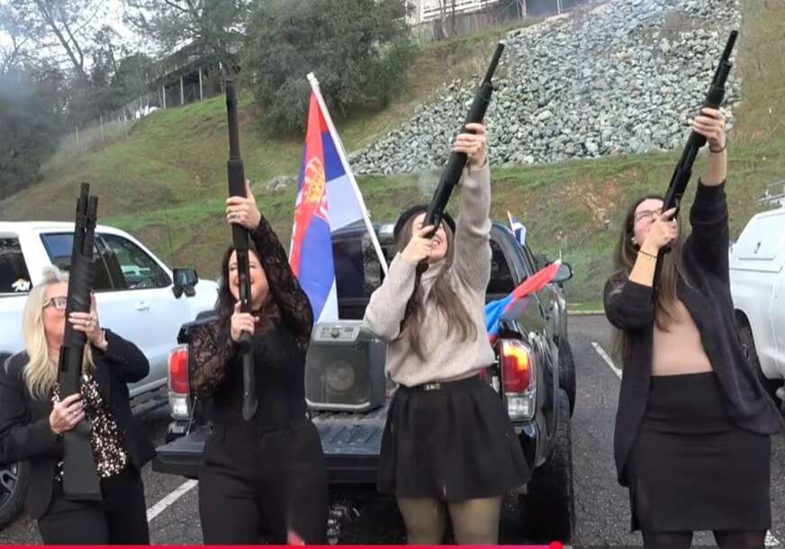 (VIDEO) NAJPONOSNIJA PROSLAVA BOŽIĆA Kad Srpkinje i Srbi zapucaju odjekuje cijela Kalifornija