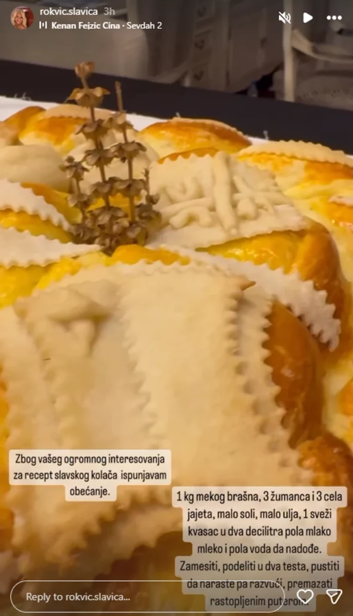 FOTO: ROKVIC.SLAVICA / INSTAGRAM/SCREENSHOT