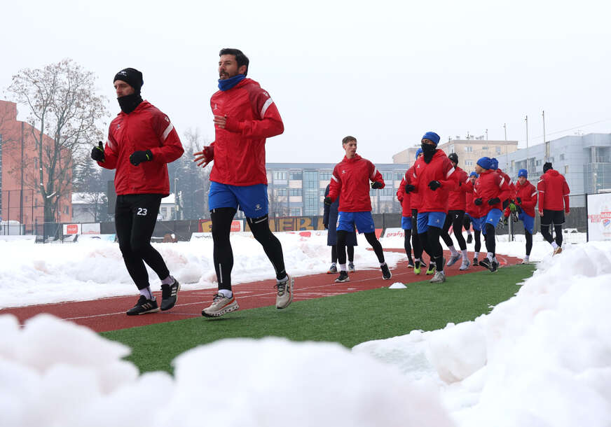 prozivka fudbalera borca , prvi trening u 2026 . 