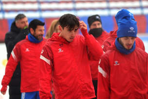 prozivka fudbalera borca , prvi trening u 2026 . 