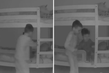 (VIDEO) Majka se porodila sama u kupatilu: Internet oduševljen snimkom starijeg brata (7) koji smiruje mlađeg (4)