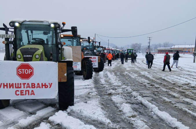 mljekari izašli na ulice
