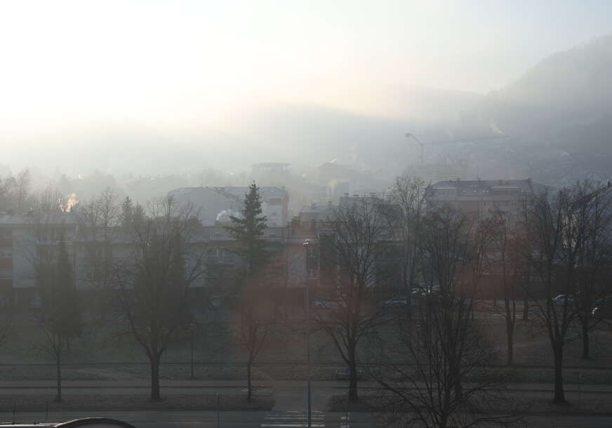 smog, zagađen vazduh, dim Banjaluka