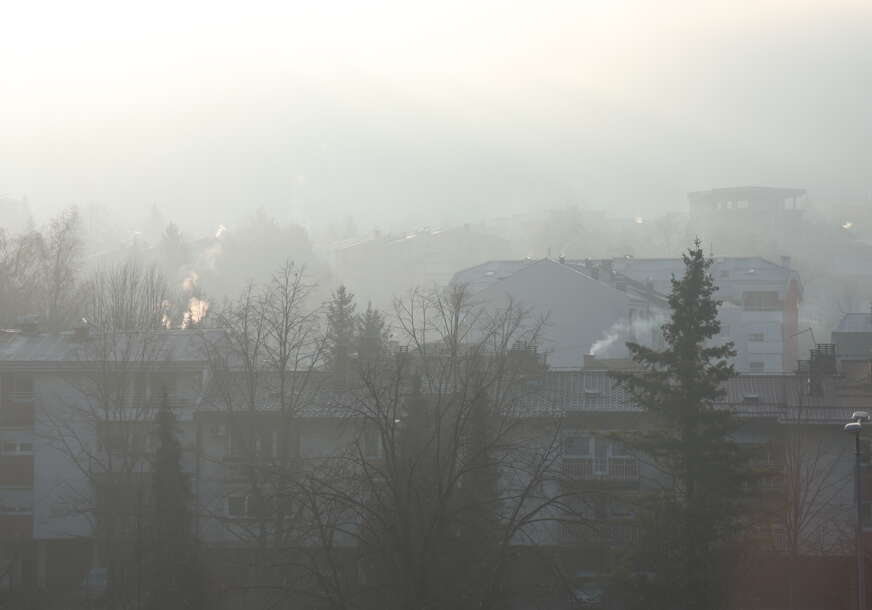 smog, zagađen vazduh, dim Banjaluka