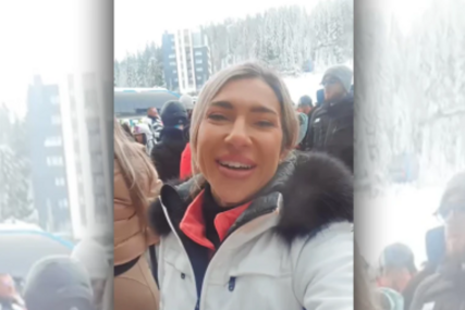 (FOTO)"I kada ti se plače, poželi me još jače" Jovana Jeremić se opustila na Jahorini, pa zapjevala SVOM TIGRU
