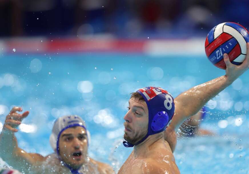 Marko Žuvela u meču protiv Italije