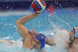 detalj sa vaterpolo meča Srbija - Italija