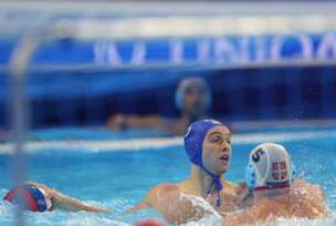 detalj sa vaterpolo meča Srbija - Italija