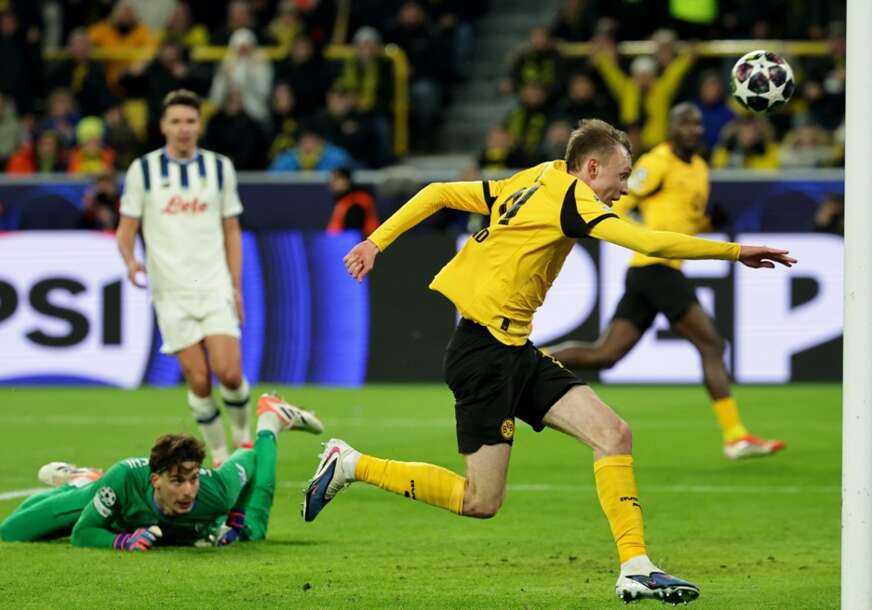 detalj sa utakmice Borusija Dortmund - Atalanta