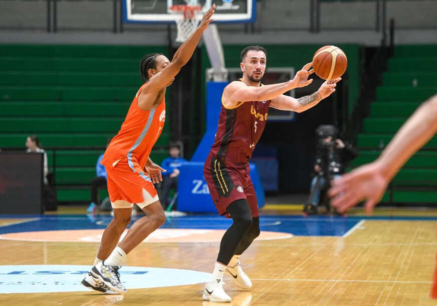 detalj sa košarkaškog meča Cedevita Junior - Bosna