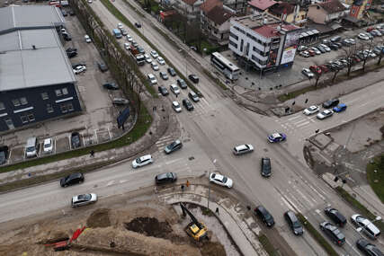 kružni tok kod audi servisa , radovi 