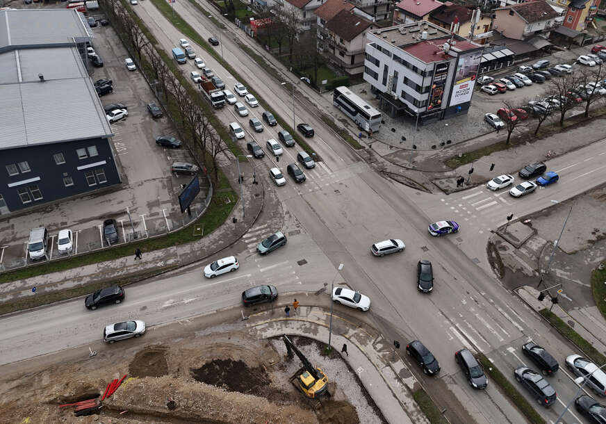 kružni tok kod audi servisa , radovi 