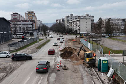 kružni tok kod audi servisa , radovi 