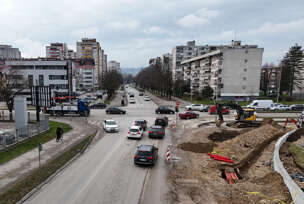 kružni tok kod audi servisa , radovi 