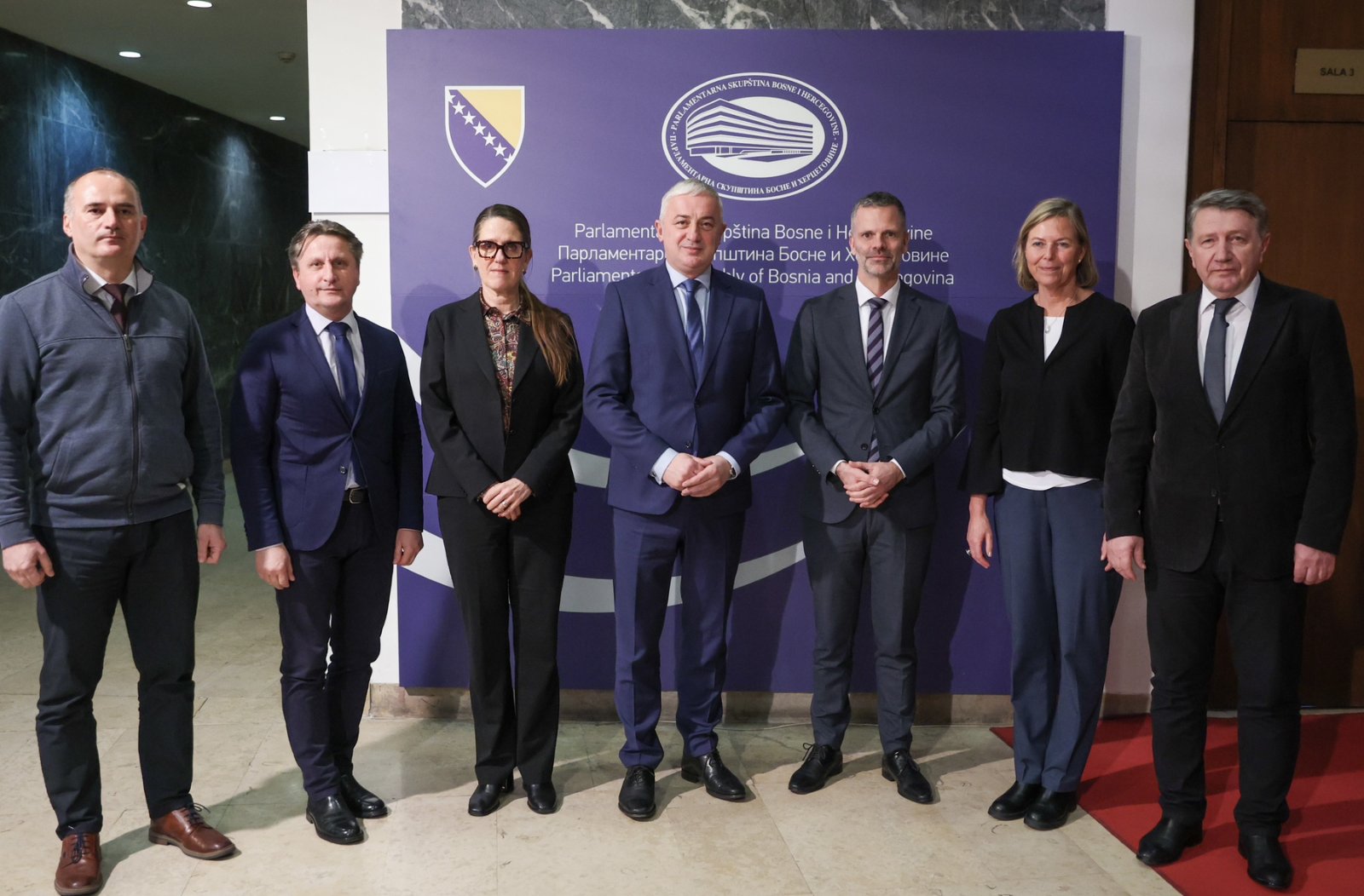 (FOTO) "Bez nezavisnog pravosuđa nema borbe protiv korupcije" Komisija za borbu protiv korupcije PD PSBiH sa ambasadorima nordijskih zemalja