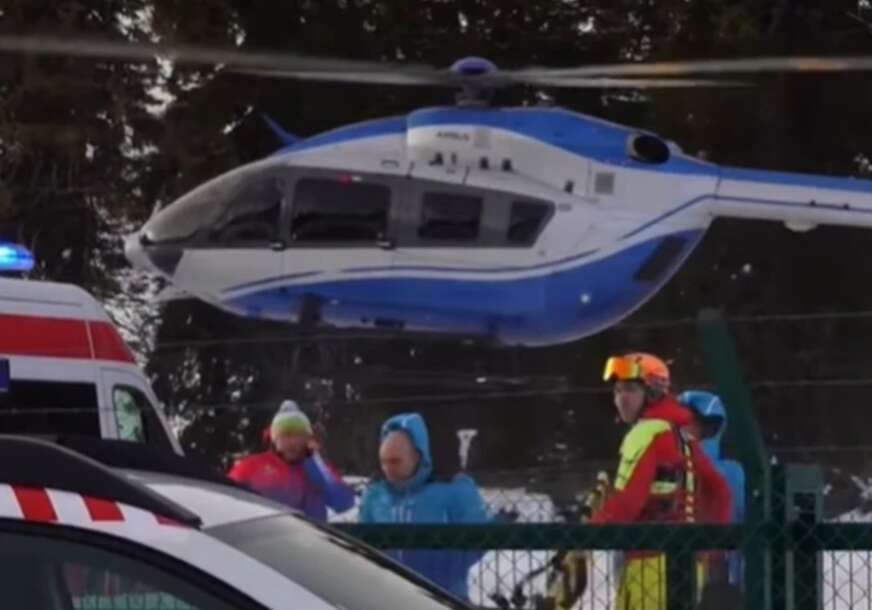(VIDEO) DIGNUT HELIKOPTER Teško povrijeđen skijaš na Kopaoniku