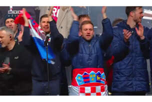 Marko Perković Tompson na dočeku rukometaša Hrvatske u Zagrebu