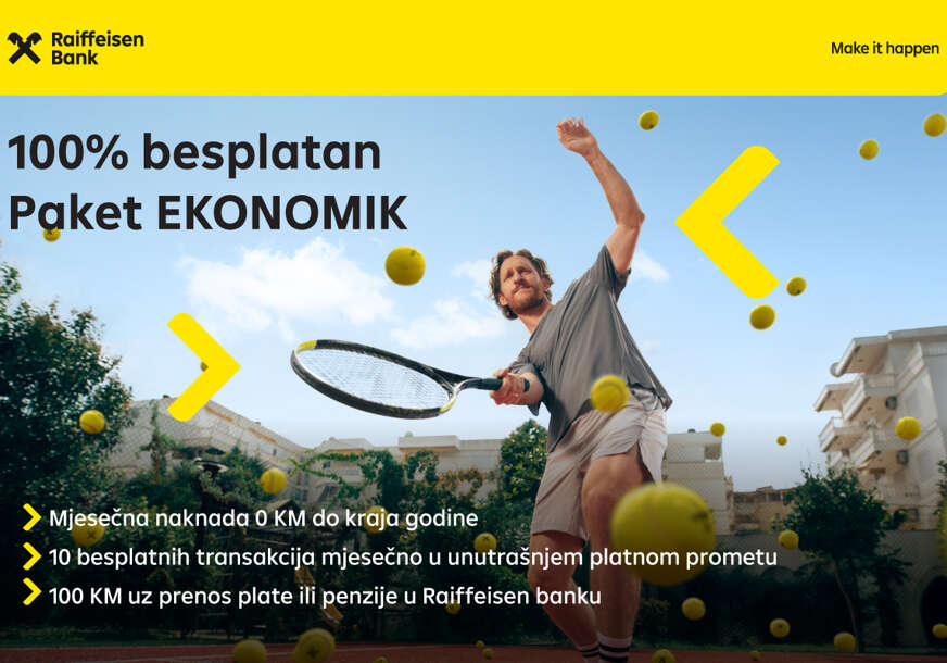 Novo lice bankarstva u BiH: Brzo i jednostavno uz Raiffeisen besplatan paket usluga