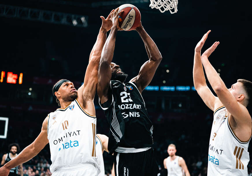 detalj sa košarkaške utakmice Partizan - Dubai