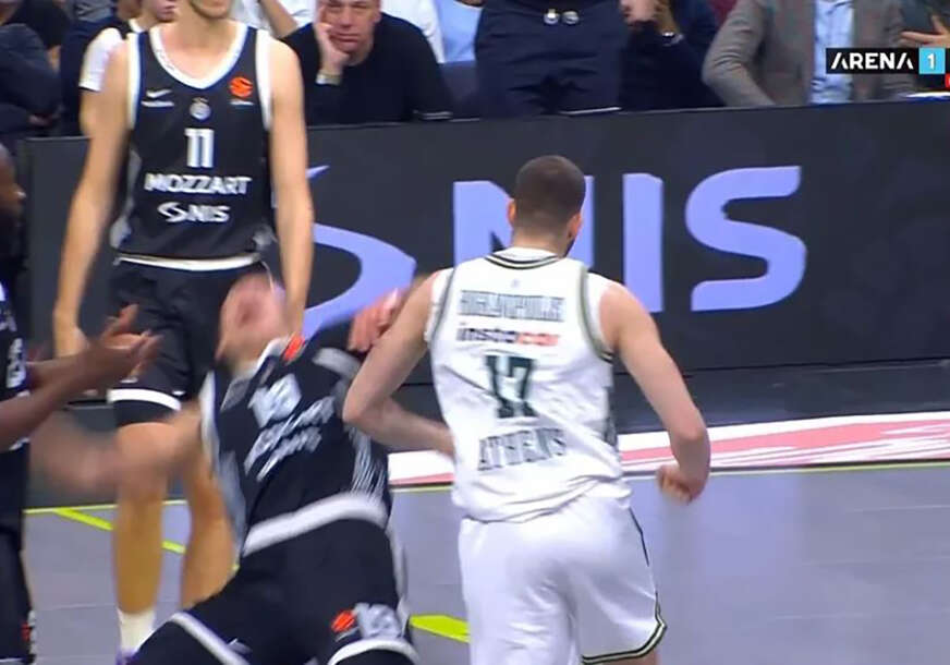 tuča na utakmici Partizan - Panatinaikos