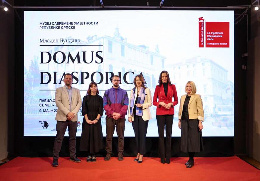 (FOTO) Projekat "Domus Diasporica": Mladen Bundalo predstavlja BiH na 61. Međunarodnoj izložbi umjetnosti – La Biennale di Venezia (Biennale Arte 2026)