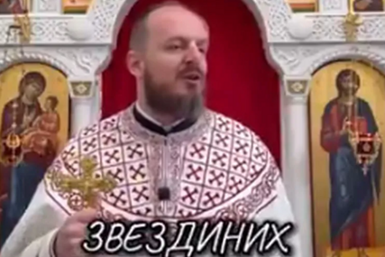 (FOTO) "Nama ništa nije teško jer te volimo" Sveštenik uporedio Zvezdine navijače sa vjernicima, pa poslao jaku poruku