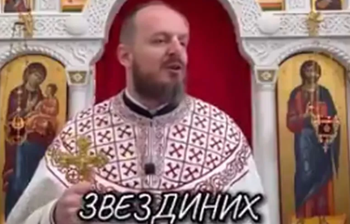 (FOTO) "Nama ništa nije teško jer te volimo" Sveštenik uporedio Zvezdine navijače sa vjernicima, pa poslao jaku poruku