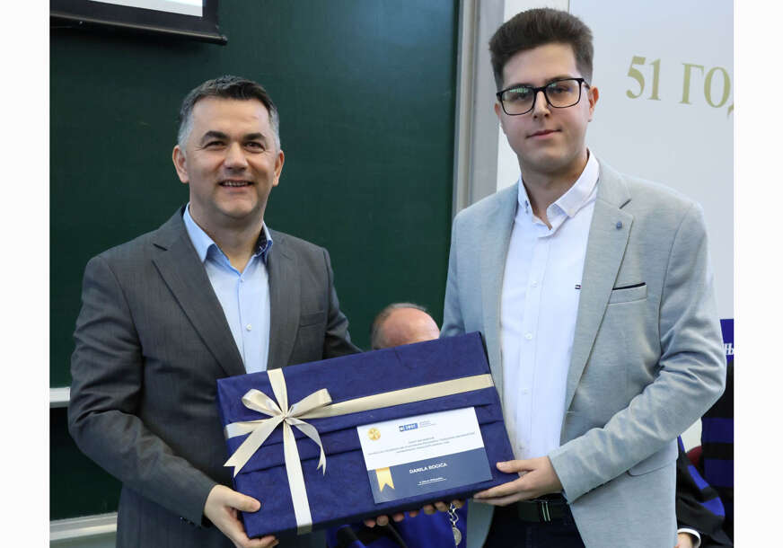 Nastavili tradiciju: Udruženje ekonomista RS SWOT nagradilo najboljeg studenta