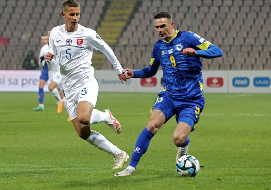 Samil Prevljak u meču protiv Slovačke