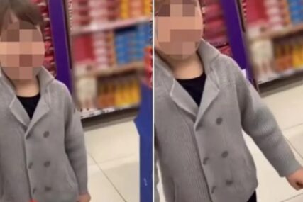 (VIDEO) Tako mali, a pun mržnje: Snimak dječaka u supermarketu obišao svijet, naglašava koliko ne voli Srbiju