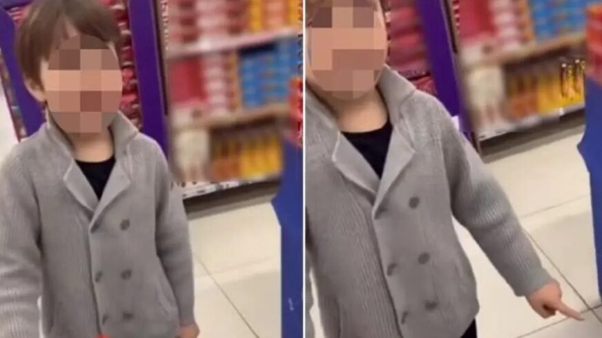 (VIDEO) Tako mali, a pun mržnje: Snimak dječaka u supermarketu obišao svijet, naglašava koliko ne voli Srbiju
