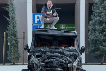 (FOTO) MILIONSKA ŠTETA Mladić (23) pokušao da reketira Baku Praseta, pa mu zapalio "brabusa", ovo su svi detalji drame u Beogradu