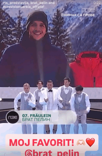 (VIDEO) "Zakazao sam svadbu, bolje što ne idem na Evroviziju" Brat Pelin ne krije razočarenje nakon debakla u finalu PZE 2026