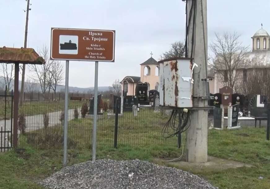 Vandalizam kod Lipljana: Oskrnavljeno pravoslavno groblje