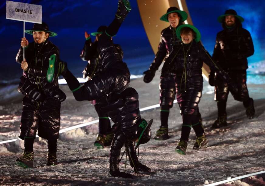 tim Brazila na otvaranju ZOI 2026