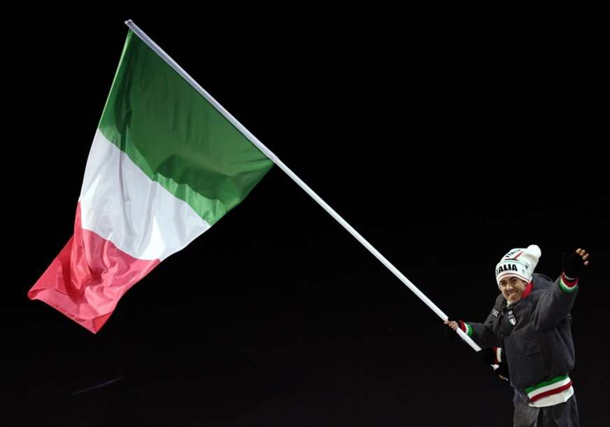 tim Italije na otvaranju ZOI 2026