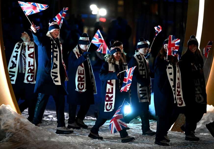 tim Velike Britanije na otvaranju ZOI 2026