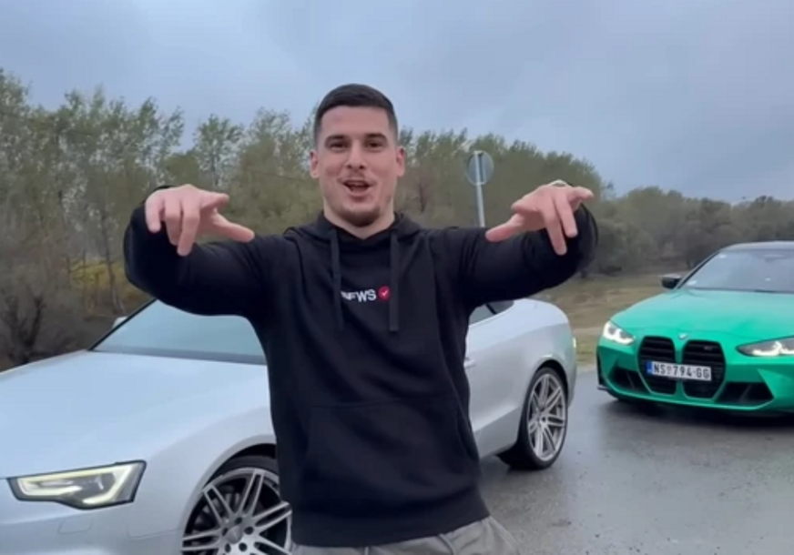 (FOTO) Slupao skupocjeni BMW: Popularni jutjuber noćas doživio tešku saobraćajku, ovo su svi detalji