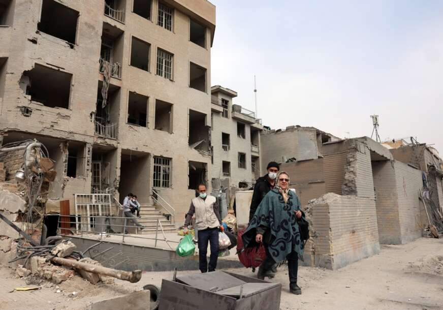 srušene zgrade u teheranu