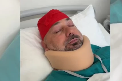(FOTO) Leži u bolničkom krevetu, OKO VRATA KRAGNA: Oglasio Branko Babić iz bolnice nakon teškog udesa
