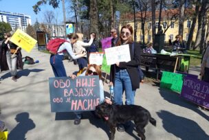 Osmomartovska protestna šetnja zbog zagađenja vazduha