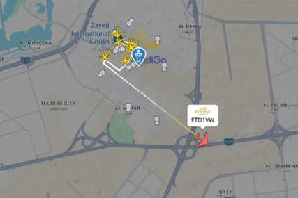 Poletio prvi avion iz Abu Dabija: Ovaj grad mu je krajnje odredište
