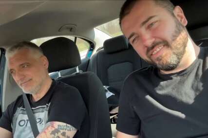 (VIDEO) "MALTRETIRA ME" Čeda Jovanović i Aca Kos krenuli na put, pa pokazali kakva je atmosfera u autu