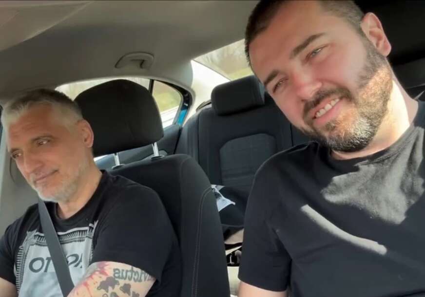 (VIDEO) "MALTRETIRA ME" Čeda Jovanović i Aca Kos krenuli na put, pa pokazali kakva je atmosfera u autu
