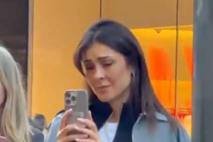 (VIDEO) Nije znala da je prolaznici gledaju: Dragana Mićalović PLAČE NASRED ULICE, savladale je emocije
